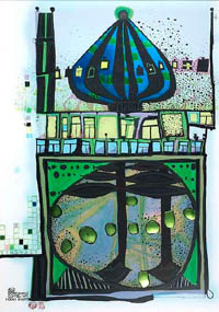 Hundertwasser - Homo Humus Come Va - 10,002 Nights - 05292